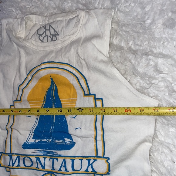 Revolve X Chaser “Montauk” Sleeveless Tee Size M - Picture 5 of 10